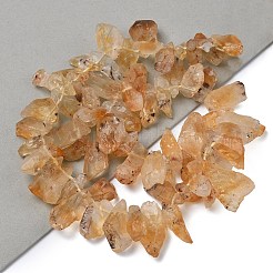 Heated Natural Citrine Beads Strands&nbsp;G-L650-J01-01