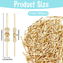 300Pcs Bowknot Brass Connector Charms&nbsp;KK-SP0002-65B