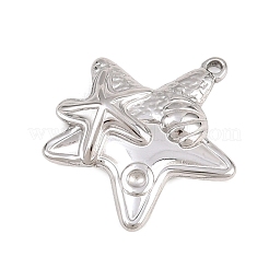 304 Stainless Steel Pendants&nbsp;STAS-B143-07A-P