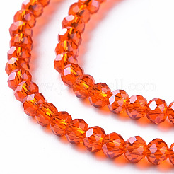 Electroplate Glass Beads Strands&nbsp;EGLA-T025-01A