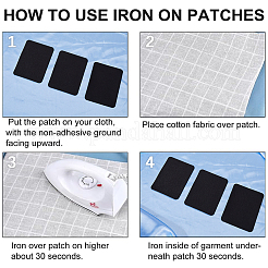 12Pcs Iron on/Sew on Imitation Jean Cloth Repair Patches&nbsp;FIND-GF0005-94A