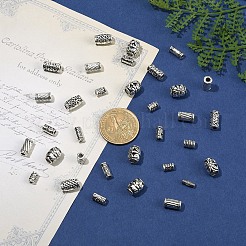 100Pcs 10 Styles Tibetan Style Alloy Beads&nbsp;FIND-YW0012-31