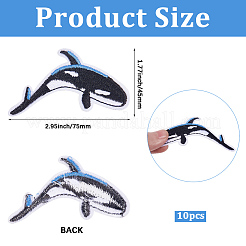 10Pcs Computerized Embroidery Cloth Iron on/Sew on Patches&nbsp;DIY-CY0002-26
