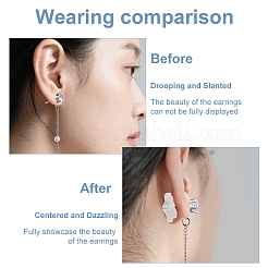 30Pcs Acrylic Ear Nuts&nbsp;FIND-HS0002-42