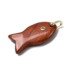 Natural Red Jasper Pendants&nbsp;KK-D021-05F-G