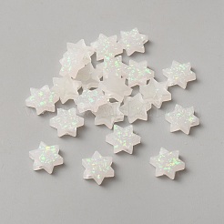 Resin Imitation Opal Charm&nbsp;RESI-WH0022-54B