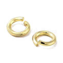 Rack Plating Brass Open Jump Rings&nbsp;KK-A205-08G