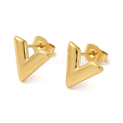 PVD Vacuum Plating 304 Stainless Steel Stud Earring&nbsp;EJEW-C099-03G