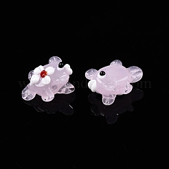 Handmade Lampwork Bumpy Beads Strands&nbsp;LAMP-T021-25B
