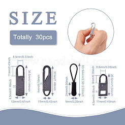 Zipper Pull Tab Set&nbsp;FIND-KS0001-12