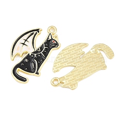 Alloy with Black Enamel Pendants&nbsp;AL-CBA2919-02G-07