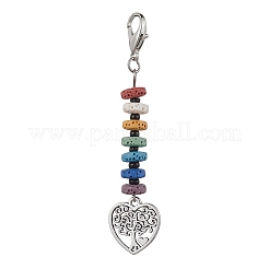 Tree of Life Tibetan Style Alloy Pendant Decorations&nbsp;HJEW-JM01664