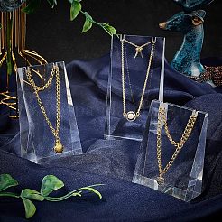 アクリルディスプレイ  ジュエリーディスプレイスタンド用  長方形  透明  2.9x5.9x7.9cm&nbsp;ODIS-WH0010-40
