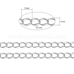 Brass Twisted Chains&nbsp;LS-CHC-Q001-5x4mm-P