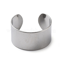 Non-Tarnish 304 Stainless Steel Cuff Rings&nbsp;STAS-M333-04B-P