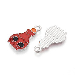 Halloween Theme Alloy and Enamel Pendants&nbsp;ENAM-T021-31K-02P