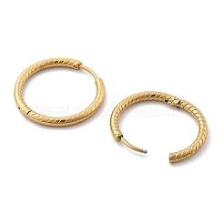 304 Stainless Steel Hoop Earrings&nbsp;EJEW-R017-01G-01