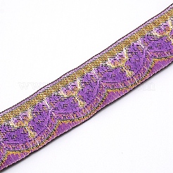 Ethnic style Embroidery Polyester Ribbons&nbsp;OCOR-WH0063-29A