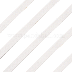 Puレザーリボン  バッグ用  ジュエリー作り  DIYクラフト  ホワイト  1/4インチ（8mm）  約5.47ヤード（5m）/バンドル&nbsp;DIY-WH20011-93B-08