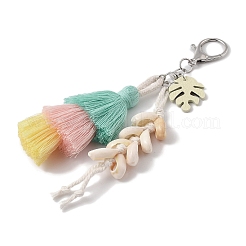 Handmade Macrame Nylon Thread Pendant Decorations&nbsp;HJEW-P019-11P-01