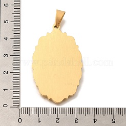 PVD Vacuum Plating 304 Stainless Steel Pendants&nbsp;STAS-U035-43G-02