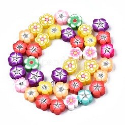 Handmade Polymer Clay Beads Strands&nbsp;CLAY-S096-042F
