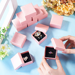 Shell Textured Paper Jewelry Ring Storage Gift Boxes&nbsp;CON-TAC0014-15D