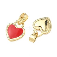 Brass Enamel Pendants&nbsp;KK-B170-29G-02
