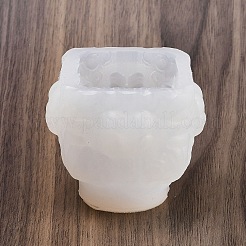 DIYキャンドルシリコンモールド  キャンドル作り用  ホワイト  贈り物  67x63x53mm  内径：40x44mm&nbsp;SIMO-P014-09C