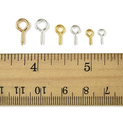 720Pcs 6 Styles Iron Screw Eye Pin Peg Bails&nbsp;IFIN-FS0001-59