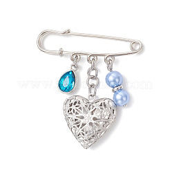 2Pcs 2 Styles Iron Safety Pins&nbsp;JEWB-BR00189
