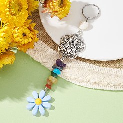 Flower Resin Keychains&nbsp;KEYC-JKC00556-03