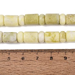 天然石翡翠ビーズ連売り  バレル＆ロンデル  8x10mm  穴：0.9~1.2mm  約50~52個/連  14.57~15.35インチ（37~39cm）  ロンデル：8x4.5~5mm&nbsp;G-Q616-09F
