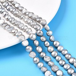 Natural Cultured Freshwater Pearl Beads Strands&nbsp;X-PEAR-R064-24