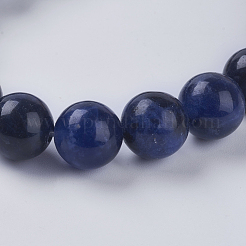 Natural Sodalite Beads Strands&nbsp;G-G515-10mm-07