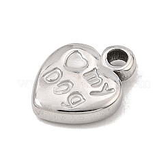 304 Stainless Steel Charms&nbsp;SA-CBA0563-10P