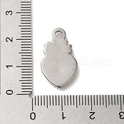 Non-Tarnish 304 Stainless Steel Pendants&nbsp;STAS-R223-02J