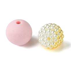 DIY Round Silicone & Acrylic & Berry Beads Making Findings Kits&nbsp;DIY-FS0006-26B