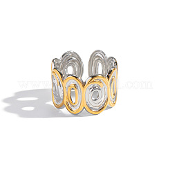 304 Stainless Steel Cuff Open Rings&nbsp;WG57FB1-01