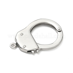 Tarnish Resistant 304 Stainless Steel Handcuff Clasps&nbsp;STAS-D009-01