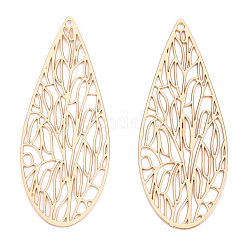Rack Plating Brass Filigree Pendants&nbsp;KKC-T001-68KC