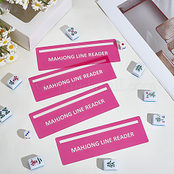 Plastic Mahjong Rules Reader&nbsp;AJEW-WH0796-53C