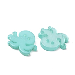 2-Hole Marine Organisms Opaque Resin Buttons&nbsp;RE-CBAE064-05A