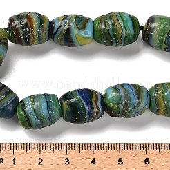 Handmade Lampwork Beads Strands&nbsp;LAMP-C016-01B