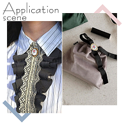 32Pcs 2 Colors Alloy Buttons&nbsp;FIND-OC0013-32