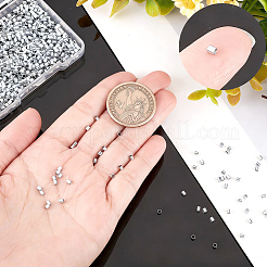 1000Pcs Brass Crimp Beads&nbsp;KK-BBC0029-44