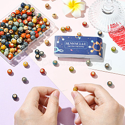 180Pcs 12 Colors Handmade Porcelain Beads&nbsp;PORC-SC0001-21B