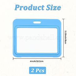 2Pcs Acrylic Name Card Holders&nbsp;AJEW-CP0009-21B