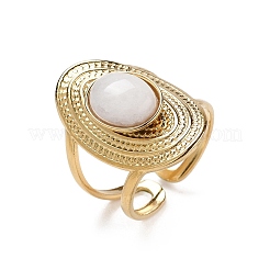 Ion Plating(IP) 304 Stainless Steel Open Cuff Rings&nbsp;RJEW-F167-01G-07