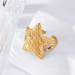 Marine Animal Theme 304 Stainless Stee Open Cuff Rings&nbsp;LS-RJEW-Q005-01H-G